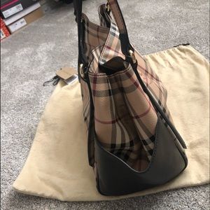 Burberry Haymarket Panel tote